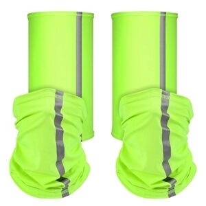 4-pk Neon Green Multifunctional Seamless Neck Garter+